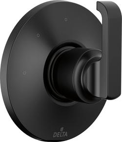 Single Handle Diverter Valve Trim in Matte Black