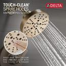 Delta Faucet Lumicoat Champagne Bronze Single Handle Multi Function Shower Faucet (Trim Only) 