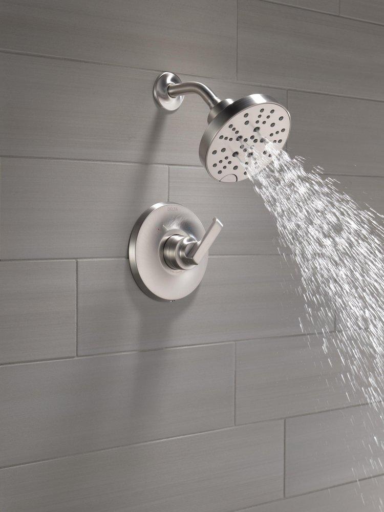 Delta Faucet Lumicoat Stainless Single Handle Multi Function Shower Faucet (Trim Only) 