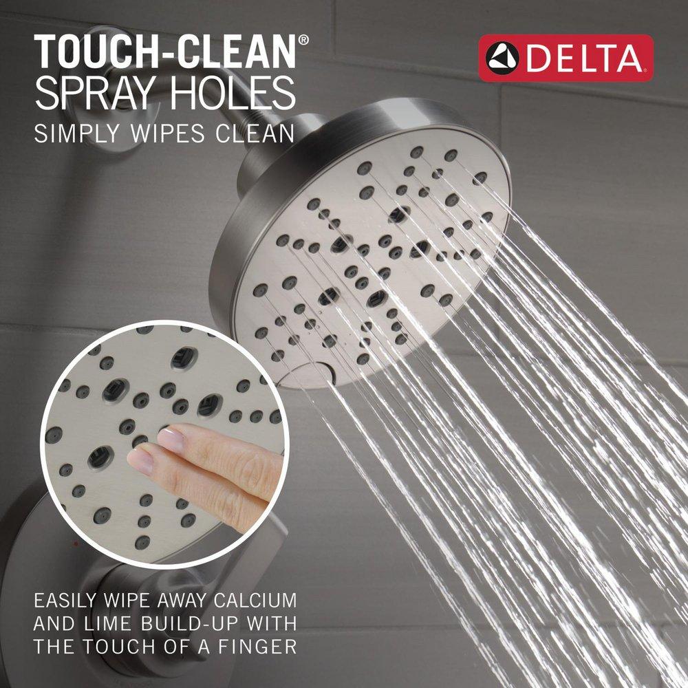 Delta Faucet Lumicoat Stainless Single Handle Multi Function Shower Faucet (Trim Only) 