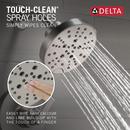 Delta Faucet Lumicoat Stainless Single Handle Multi Function Shower Faucet (Trim Only) 