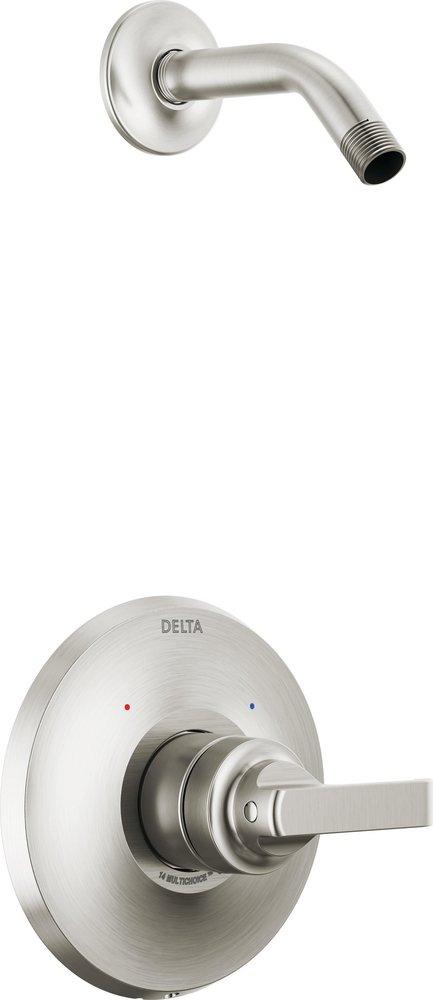 Delta Faucet Lumicoat Stainless Single Handle Shower Faucet (Trim Only) 
