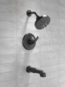 Delta Faucet Matte Black Single Handle Multi Function Bathtub & Shower Faucet (Trim Only) 