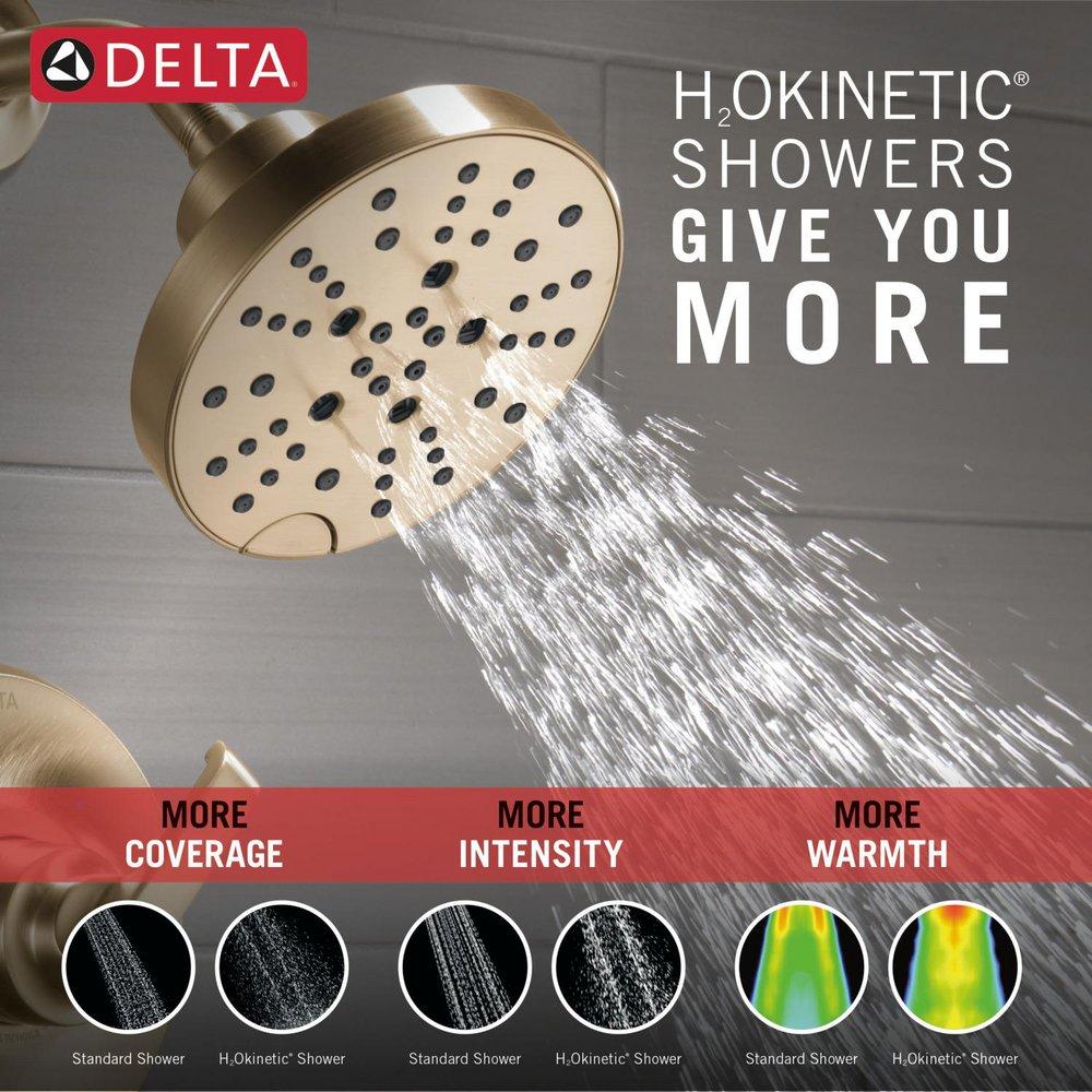 Delta Faucet Lumicoat Champagne Bronze Single Handle Multi Function Bathtub & Shower Faucet (Trim Only) 
