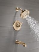 Delta Faucet Lumicoat Champagne Bronze Single Handle Multi Function Bathtub & Shower Faucet (Trim Only) 
