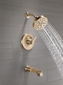 Delta Faucet Lumicoat Champagne Bronze Single Handle Multi Function Bathtub & Shower Faucet (Trim Only) 