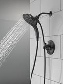 Two Handle Multi Function Shower Faucet in Matte Black (Trim Only) 