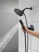 Two Handle Multi Function Shower Faucet in Matte Black (Trim Only) 