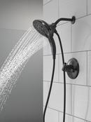 Two Handle Multi Function Shower Faucet in Matte Black (Trim Only) 