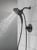 Two Handle Multi Function Shower Faucet in Matte Black (Trim Only) 