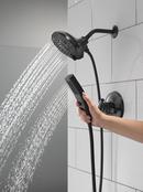 Two Handle Multi Function Shower Faucet in Matte Black (Trim Only) 