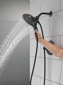 Two Handle Multi Function Shower Faucet in Matte Black (Trim Only) 