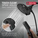 Two Handle Multi Function Shower Faucet in Matte Black (Trim Only) 