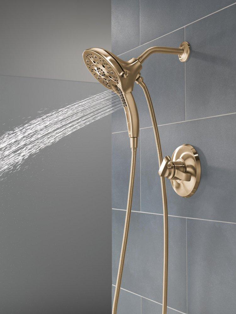 Delta Faucet Lumicoat Champagne Bronze Two Handle Multi Function Shower Faucet (Trim Only) 