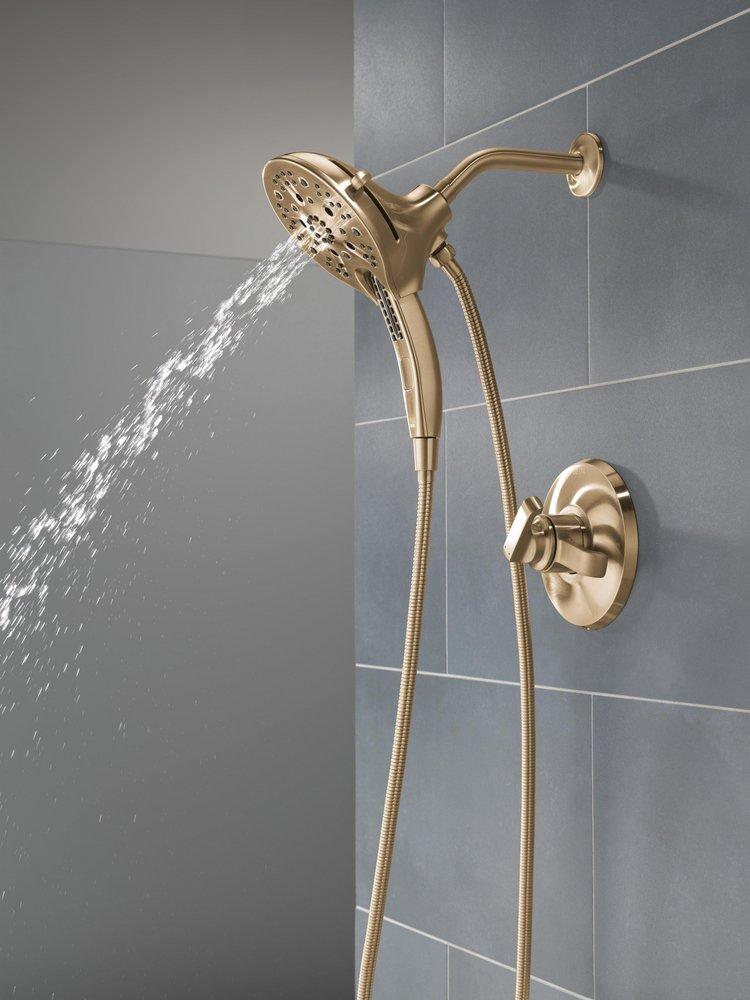 Delta Faucet Lumicoat Champagne Bronze Two Handle Multi Function Shower Faucet (Trim Only) 