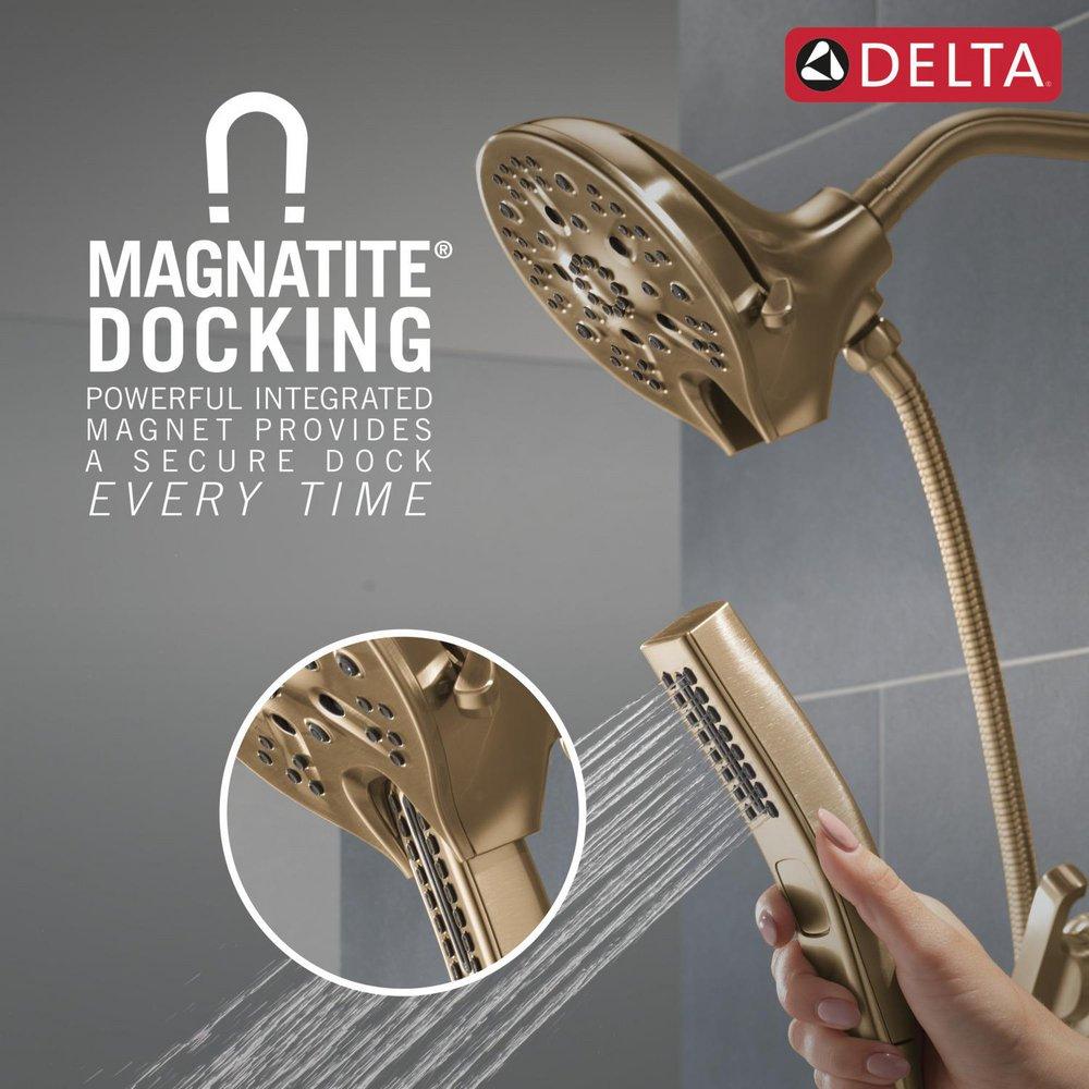 Delta Faucet Lumicoat Champagne Bronze Two Handle Multi Function Shower Faucet (Trim Only) 