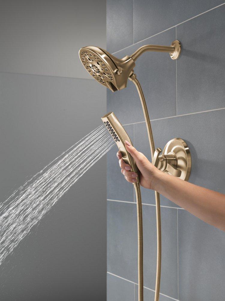 Delta Faucet Lumicoat Champagne Bronze Two Handle Multi Function Shower Faucet (Trim Only) 