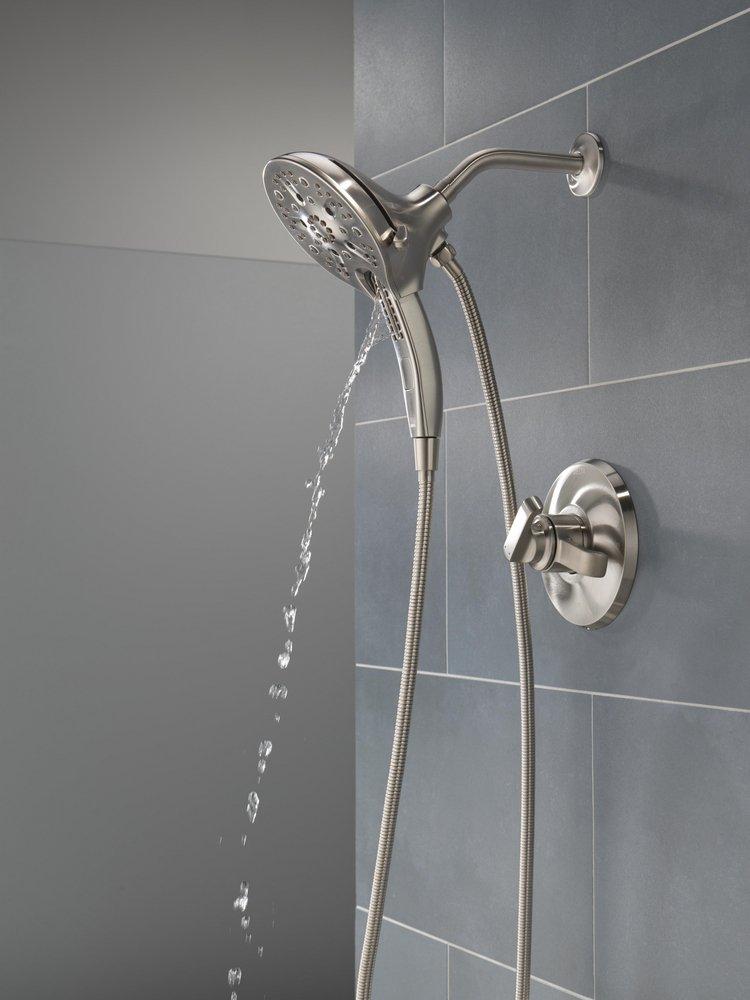 Delta Faucet Lumicoat Stainless Two Handle Multi Function Shower Faucet (Trim Only) 