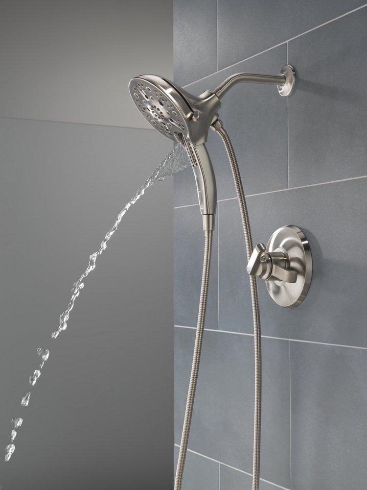 Delta Faucet Lumicoat Stainless Two Handle Multi Function Shower Faucet (Trim Only) 