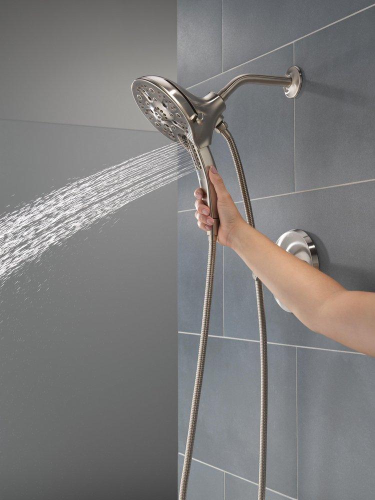 Delta Faucet Lumicoat Stainless Two Handle Multi Function Shower Faucet (Trim Only) 