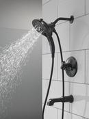 Delta Faucet Matte Black Two Handle Multi Function Bathtub & Shower Faucet (Trim Only) 