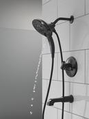 Delta Faucet Matte Black Two Handle Multi Function Bathtub & Shower Faucet (Trim Only) 