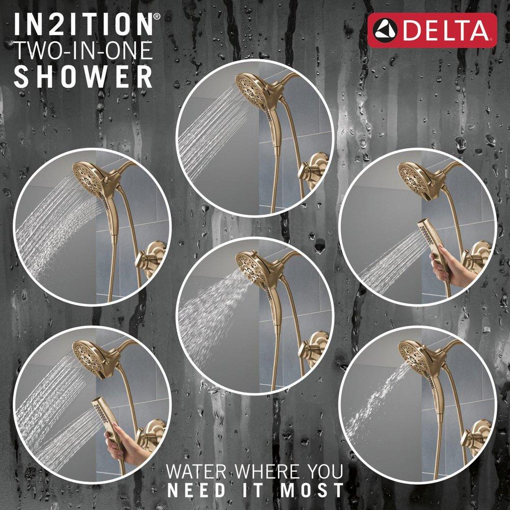 Delta Faucet Lumicoat Champagne Bronze Two Handle Multi Function Bathtub & Shower Faucet (Trim Only) 