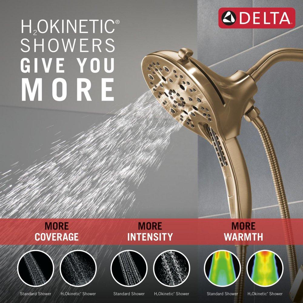 Delta Faucet Lumicoat Champagne Bronze Two Handle Multi Function Bathtub & Shower Faucet (Trim Only) 