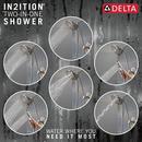 Delta Faucet Lumicoat&reg; Stainless Two Handle Multi Function Bathtub & Shower Faucet (Trim Only) 