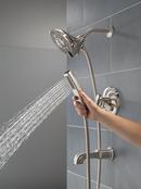 Delta Faucet Lumicoat&reg; Stainless Two Handle Multi Function Bathtub & Shower Faucet (Trim Only) 