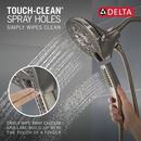 Delta Faucet Lumicoat&reg; Stainless Two Handle Multi Function Bathtub & Shower Faucet (Trim Only) 