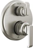 Delta Faucet Lumicoat Stainless Two Handle Bathtub & Shower Faucet (Trim Only) 