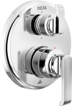 Two Handle Pressure Balancing Valve Trim in Lumicoat&reg; Chrome