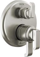 Delta Faucet Lumicoat Stainless Three Handle Pressure Balancing Valve Trim 