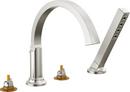 DELTA TETRA ROMAN TUB TRIM WITH HAND SHOWER 
