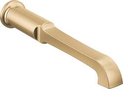 Wall Mount Tub Filler in Lumicoat® Champagne Bronze (Handles Sold Separately)
