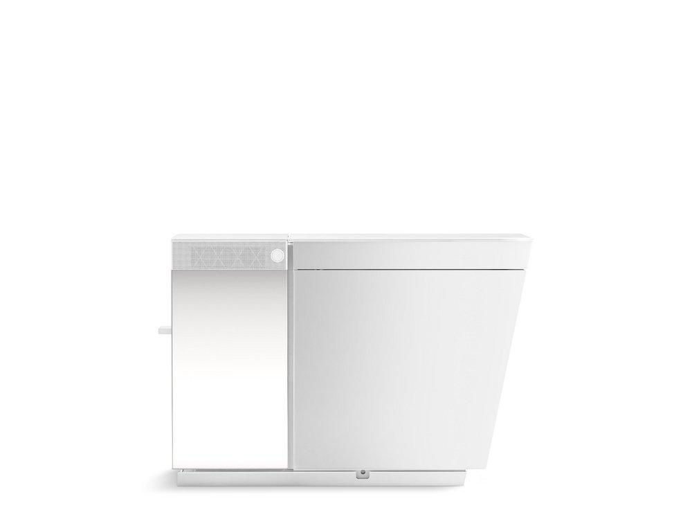 KOHLER White 0.8 gpf/ 1.0 gpf Dual Flush Elongated One Piece Toilet 