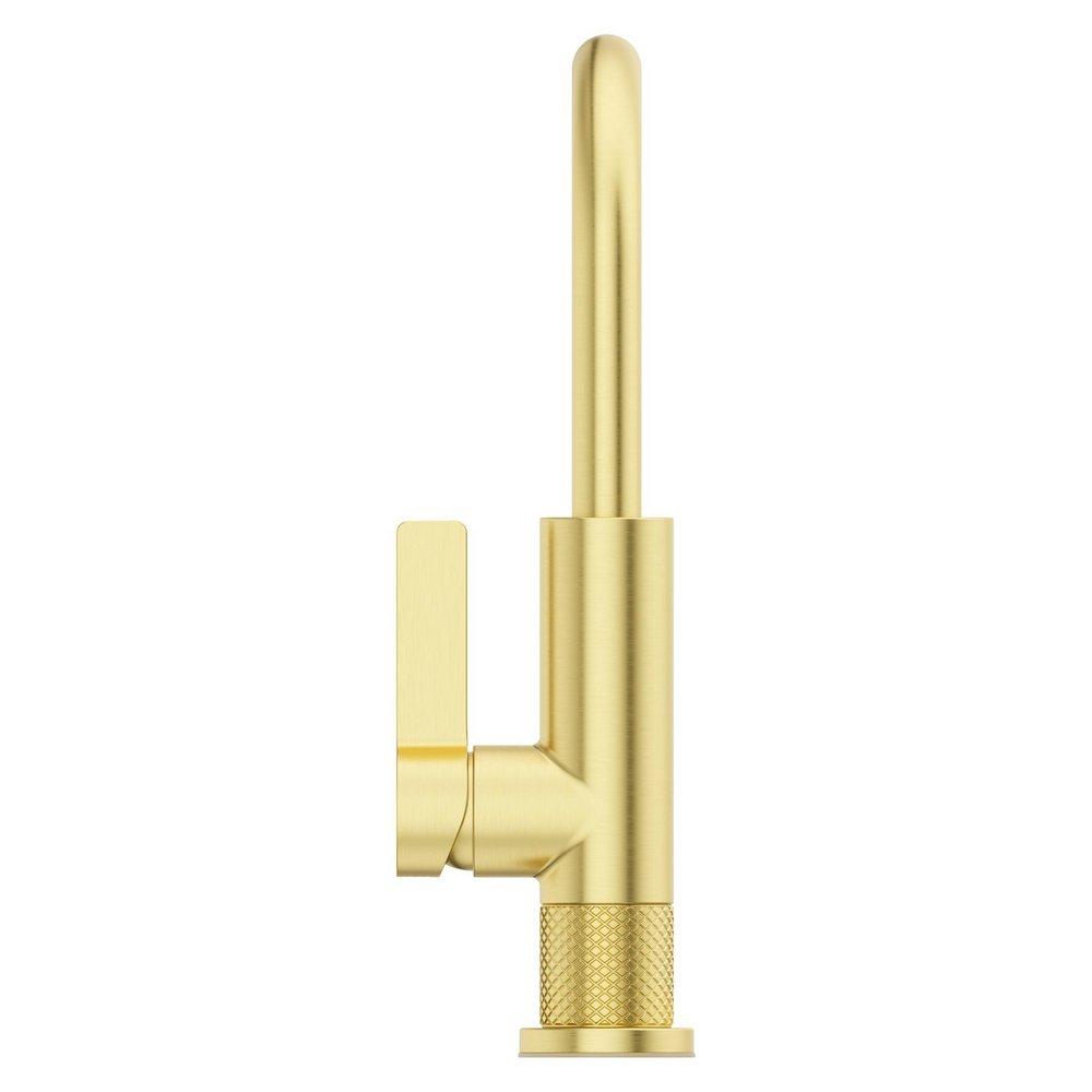 Single Handle Lever Bar Faucet in Brushed Gold 