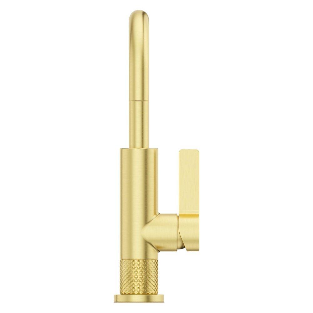 Single Handle Lever Bar Faucet in Brushed Gold 
