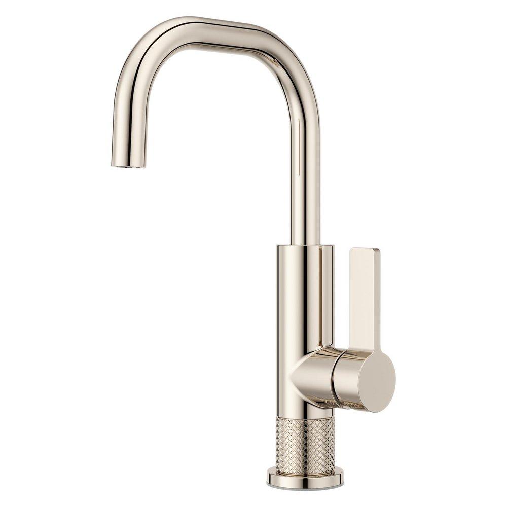 Single Handle Lever Bar Faucet in Polished Nickel 