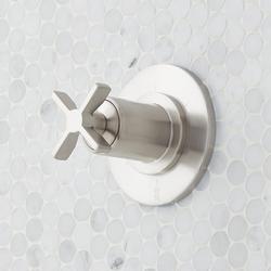 Single Handle Diverter Valve Trim in Brushed Nickel
