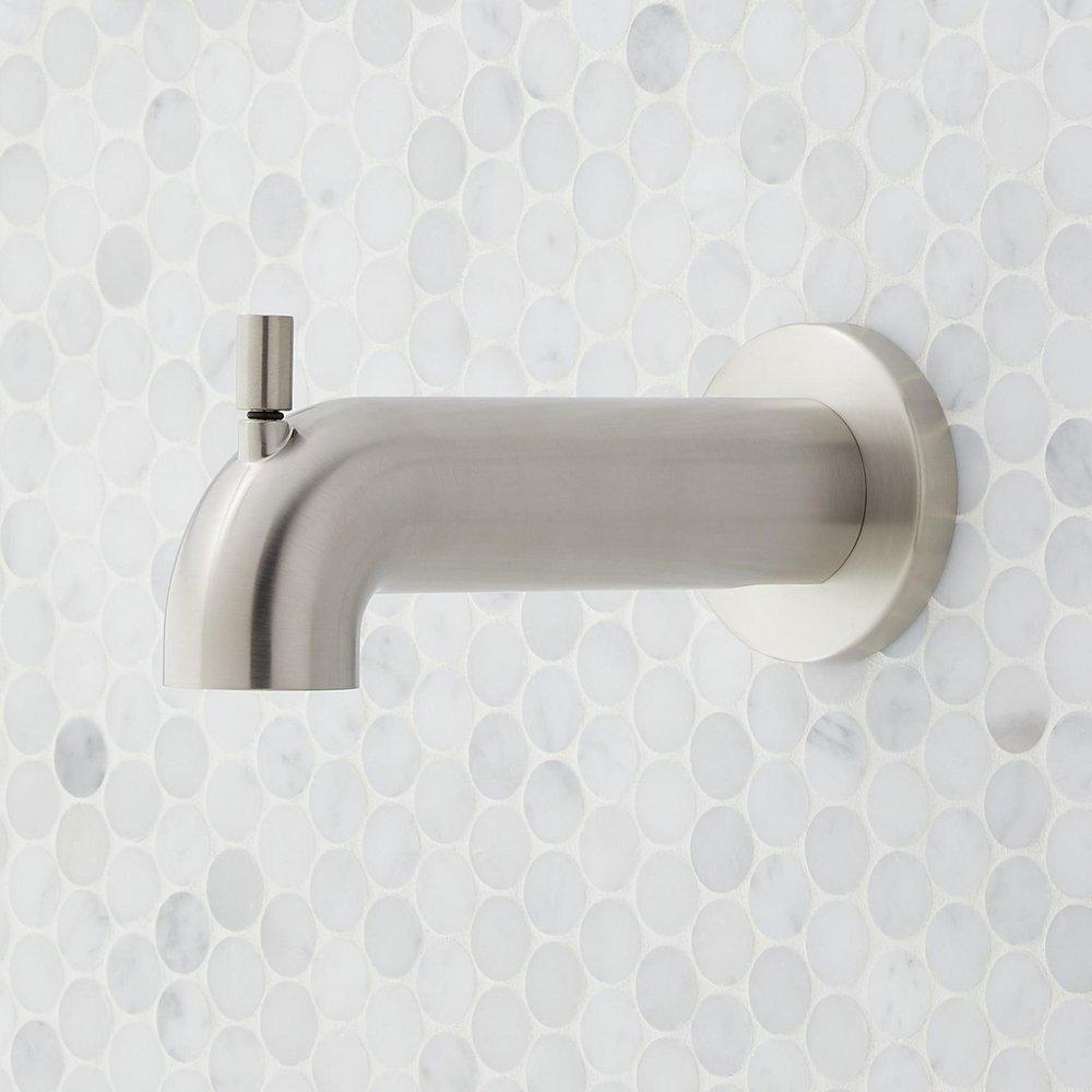 PRESSURE BALANCE TUB AND SHOWER SYSTEM BRUSHED NICKEL 