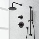 PRESSURE BALANCE SHOWER SYSTEM WITH SLIDE BAR AND HAND SHOWER MATTE BLACK 