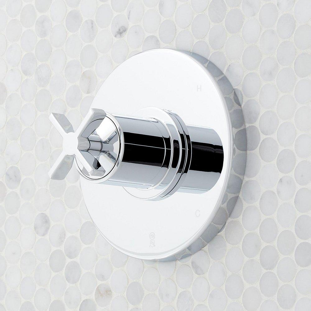 PRESSURE BALANCE SHOWER SYSTEM WITH HAND SHOWER CHROME 