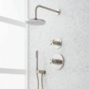 PRESSURE BALANCE SHOWER SYSTEM WITH HAND SHOWER BRUSHED NICKEL 