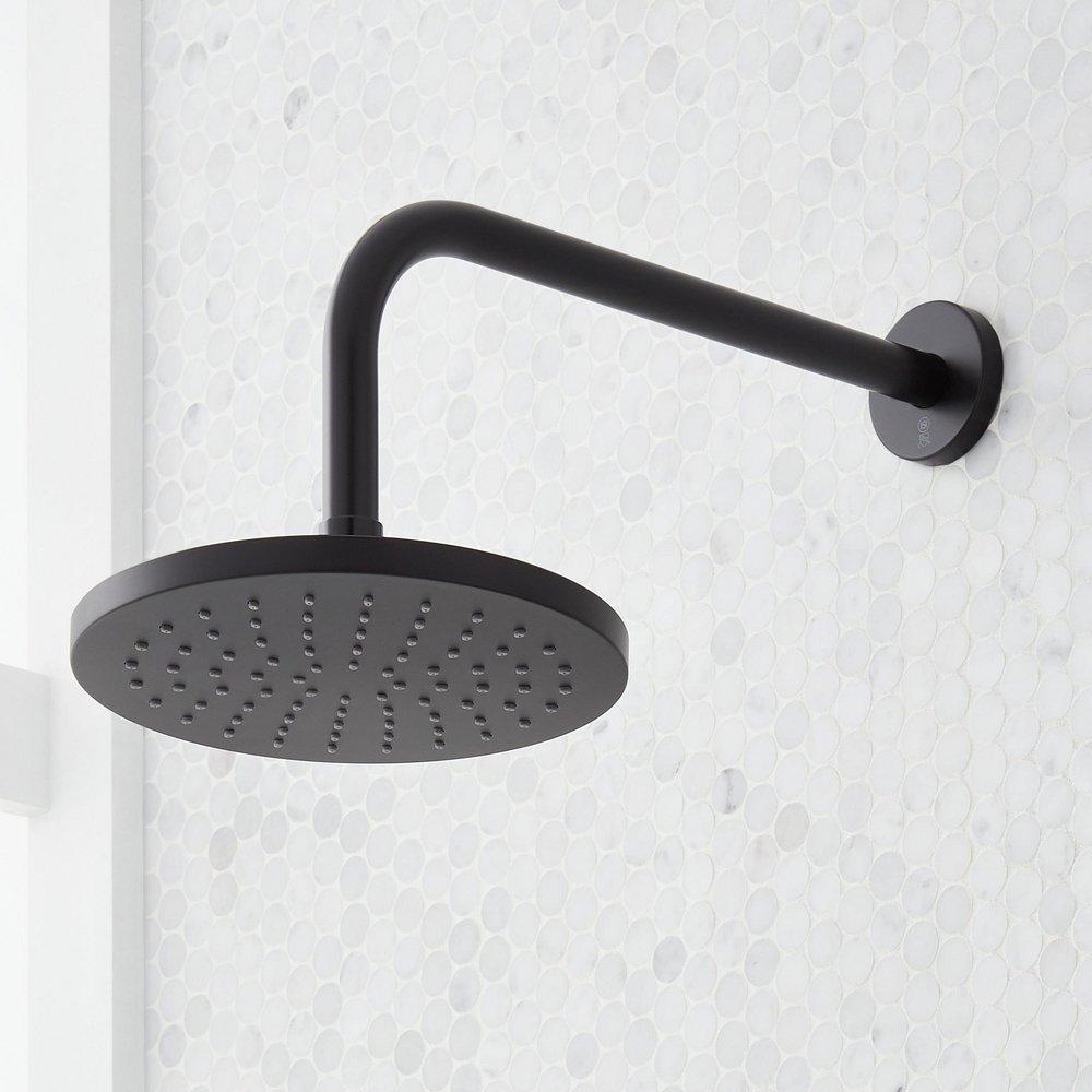 PRESSURE BALANCE SHOWER SYSTEM WITH HAND SHOWER MATTE BLACK 