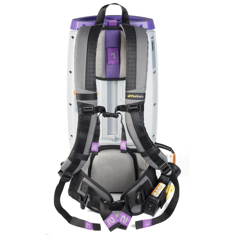 GOFIT 10 10 QT. BACKPACK VACUUM W/ XOVER MULTI-SURFACE TWO-PIECE WAND TOOL KIT 