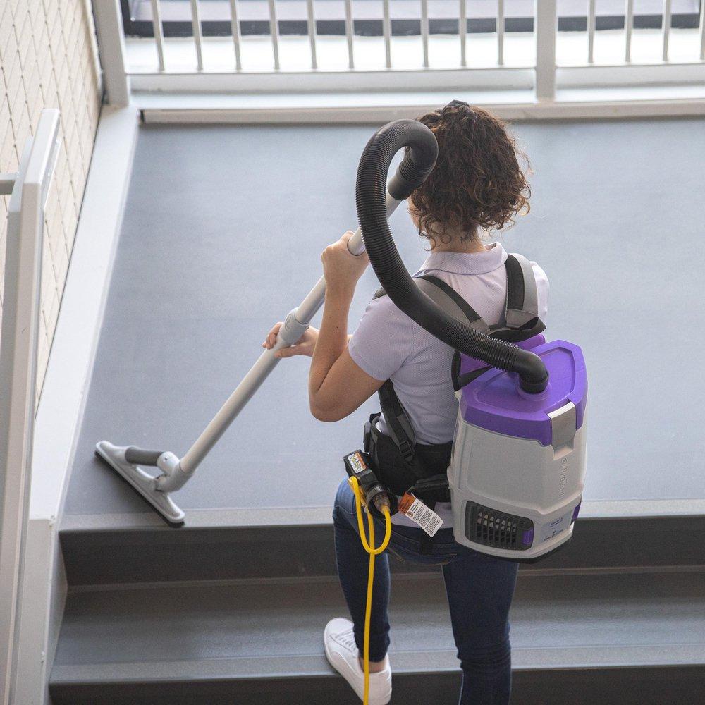 6 qt. Backpack Vacuum with  Xover Multi-Surface Telescoping Wand Tool Kit 