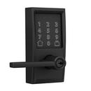 Smart Wifi Deadbolt with Keypad and Lever Handle in Matte Black 