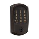 Smart Wifi Deadbolt with Keypad in Aged Bronze 